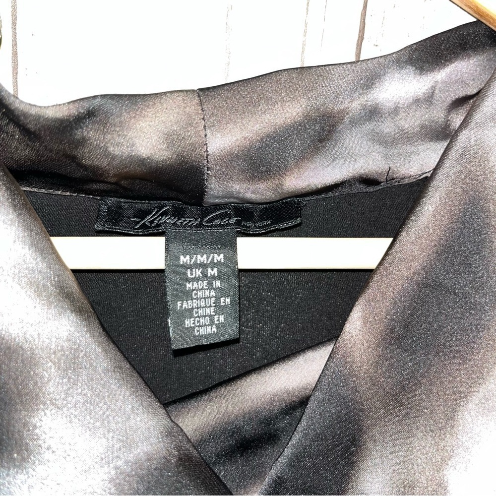 Kenneth Cole Drop Neck Sleeveless Blouse - Picture 5 of 5